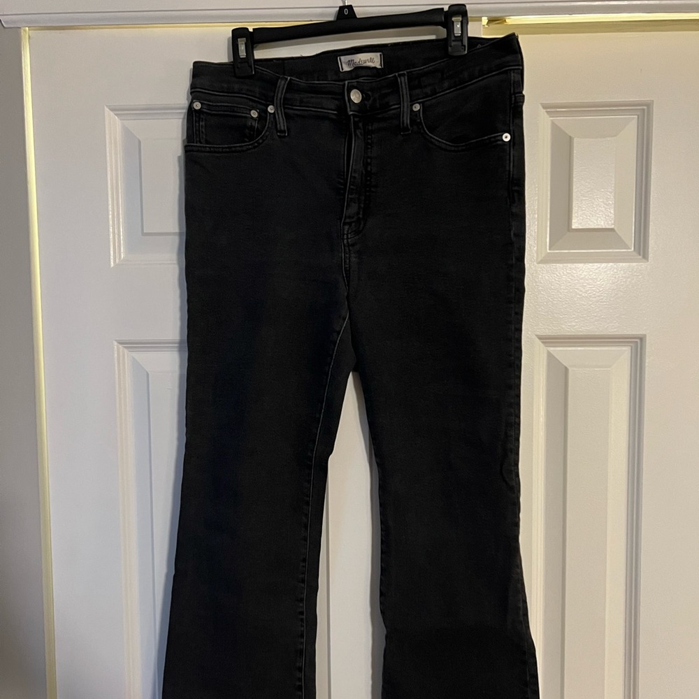 Madewell Cali Demi Boot Black Jeans